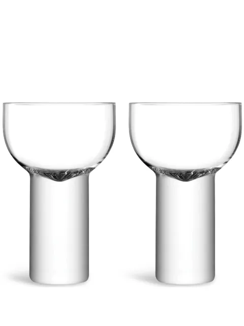 LSA International lot de verres Boris Nick & Nora