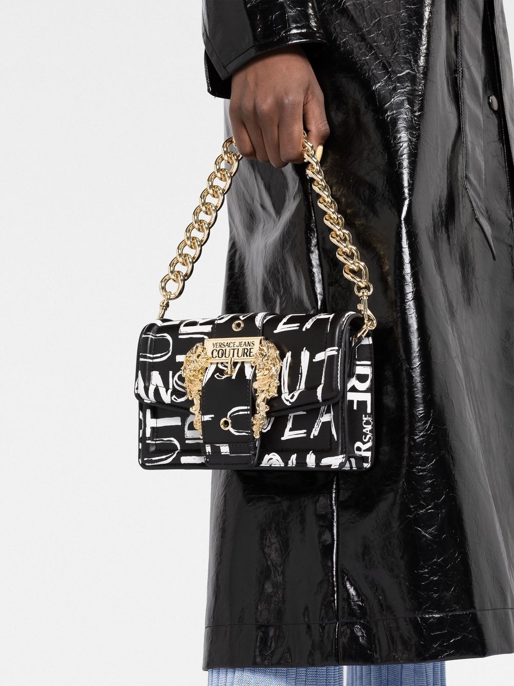 Versace Jeans Couture logo-print Foldover Bag - Farfetch