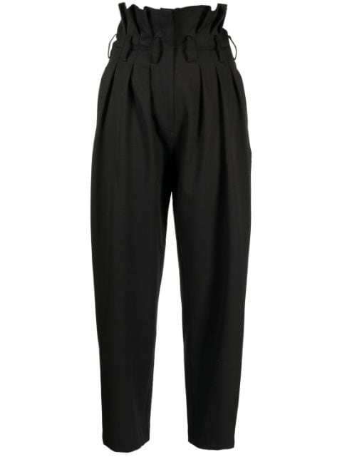 Saiid Kobeisy Double Crepe high waist pants