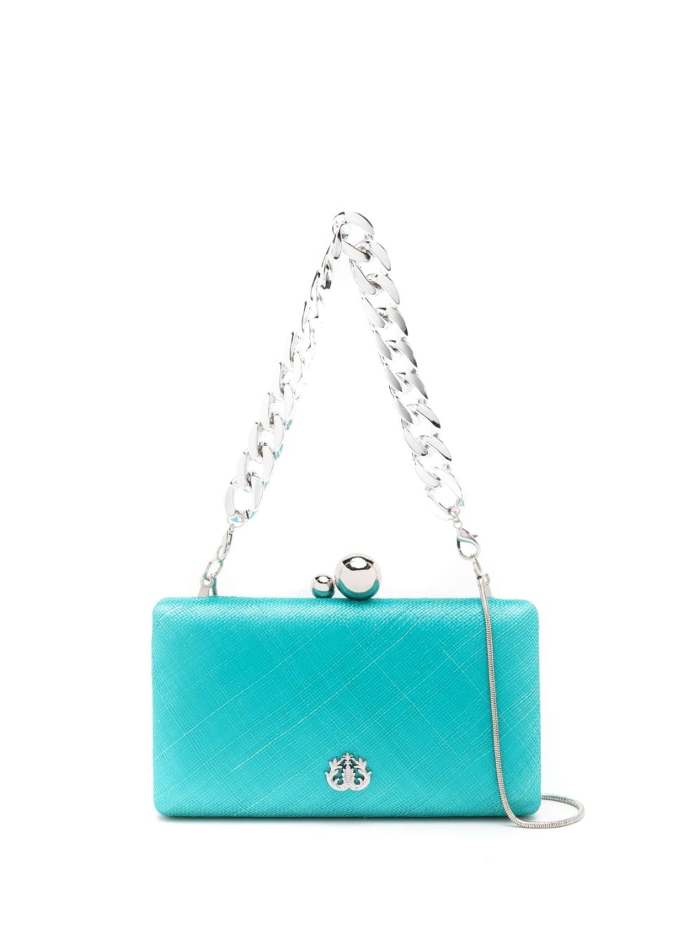 Shop Isla Logo-plaque Detail Shoulder Bag In Green