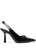 Senso Kallee I 75mm slingback leather pumps - Black
