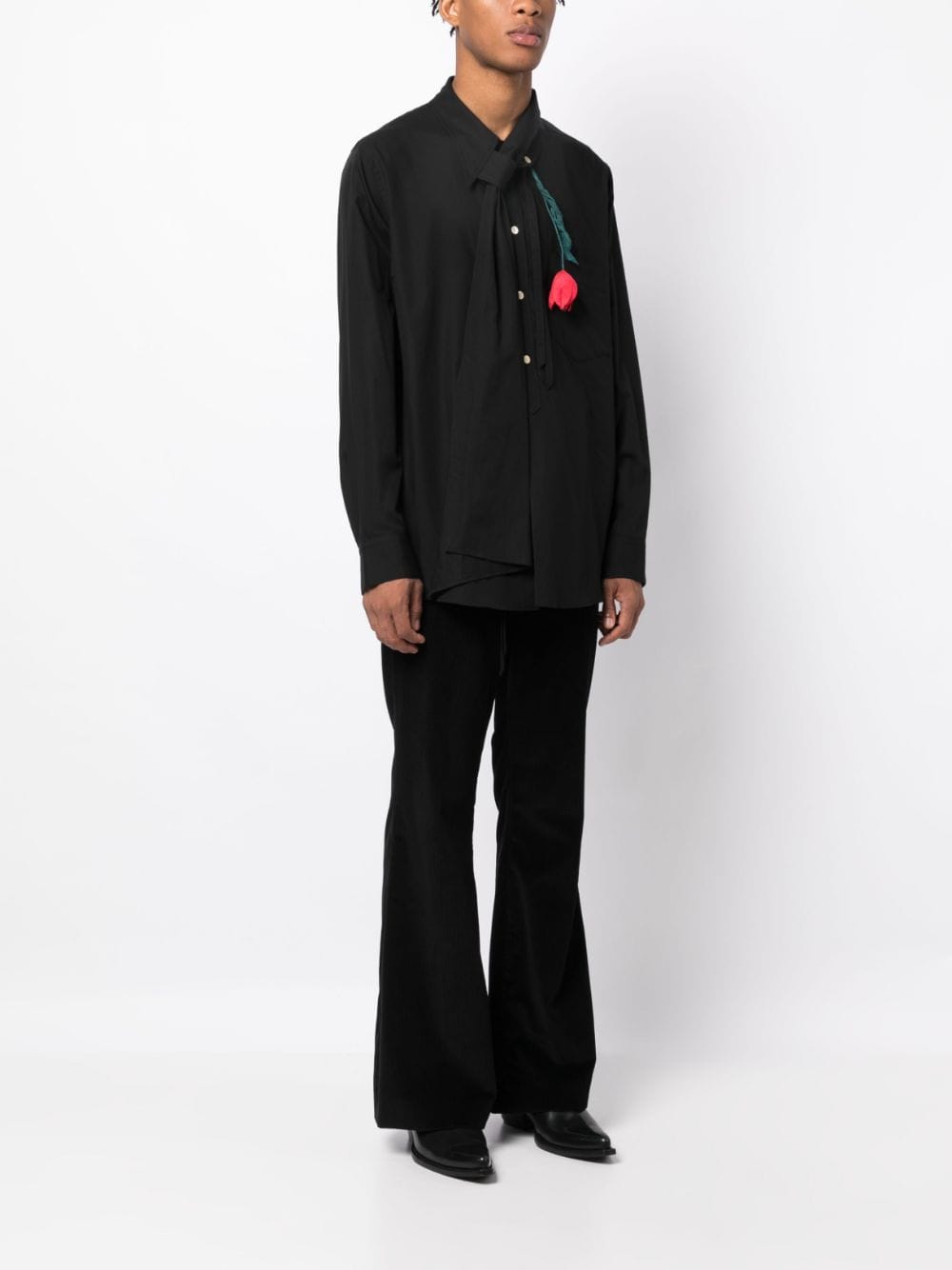 Bed J.W. Ford tie-neck Shirt - Farfetch