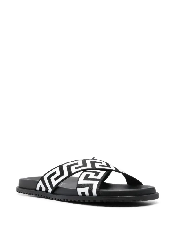 Fun fendi store logo slide sandal