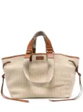 ISABEL MARANT Wardy interwoven-design tote bag - Neutrals