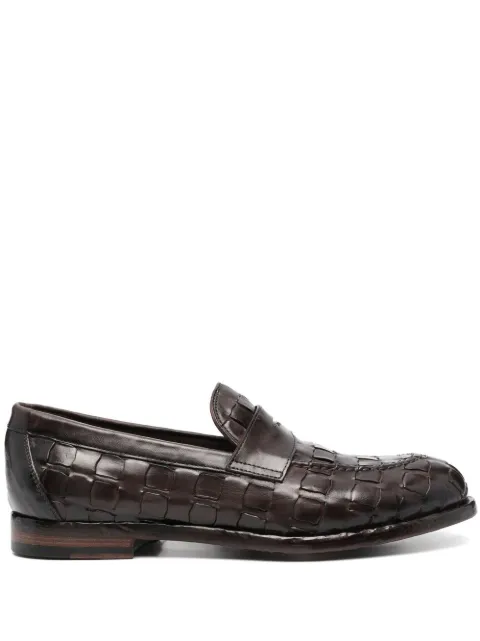 Officine Creative zapatos oxford estilo slip-on 