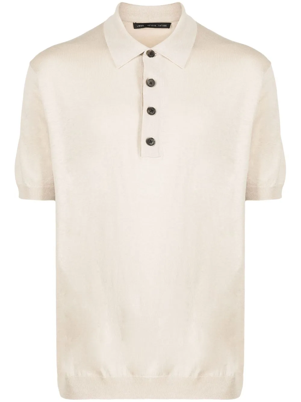 Low Brand short-sleeve silk-blend polo shirt