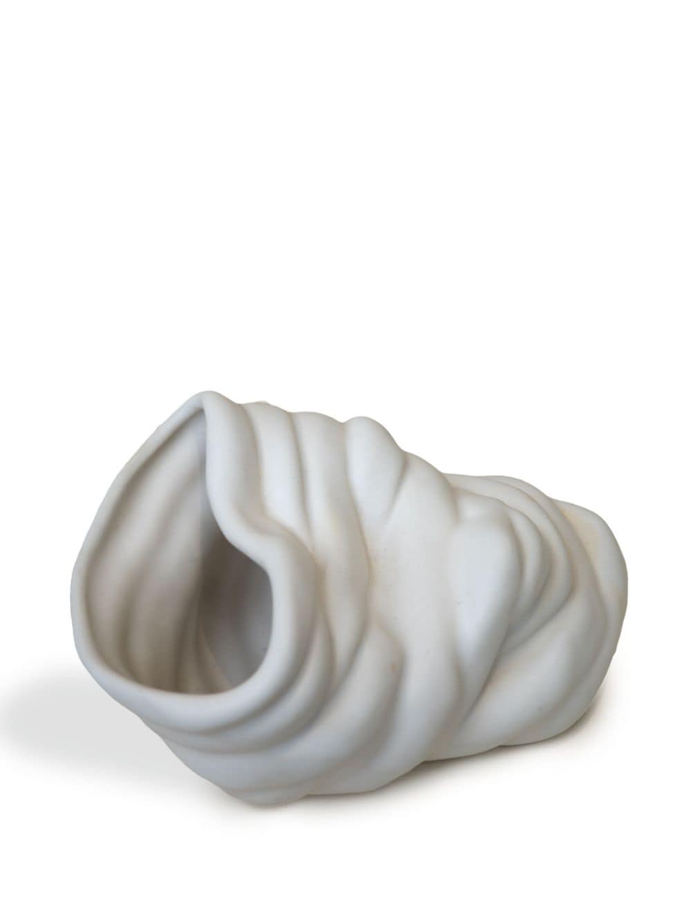 Shop Completedworks Running Against The Tide Vase (8.5cm) In White