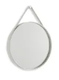 HAY Strap Mirror No 2 circular-design mirror - Grey