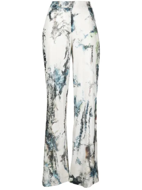 Saiid Kobeisy sequin embellished pants