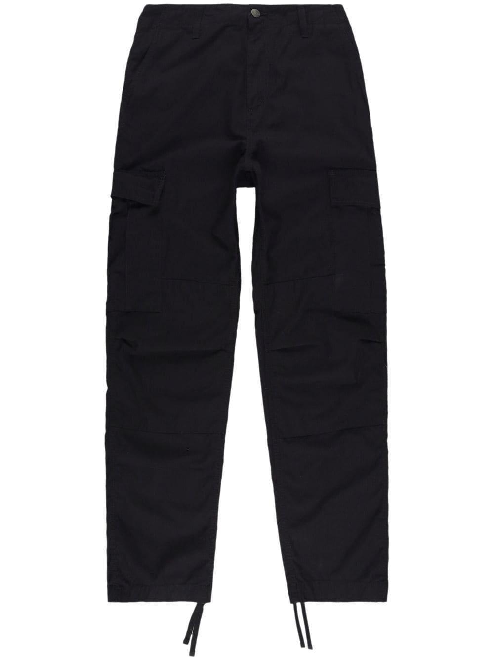 carhartt wip pantalon cargo à lien de resserrage - noir
