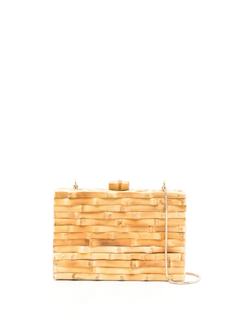 Isla Bolsa tiracolo com design de bambu