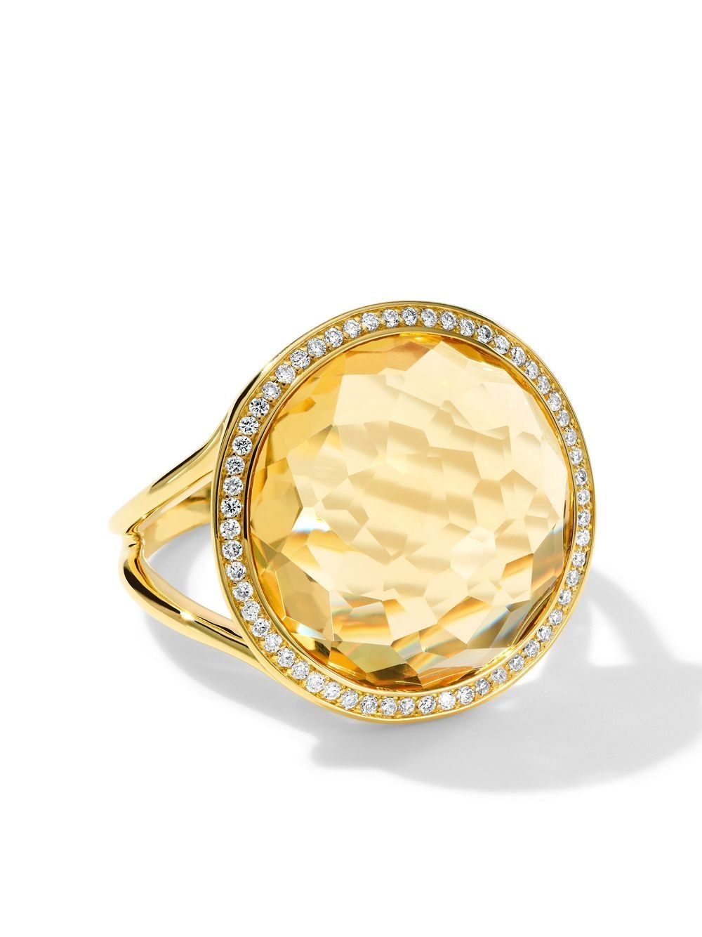 Ippolita 18kt Yellow Gold Lollipop® Diamond And Citrine Ring