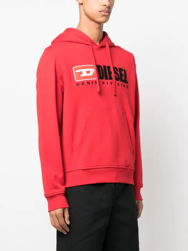 Diesel discount red hoodie