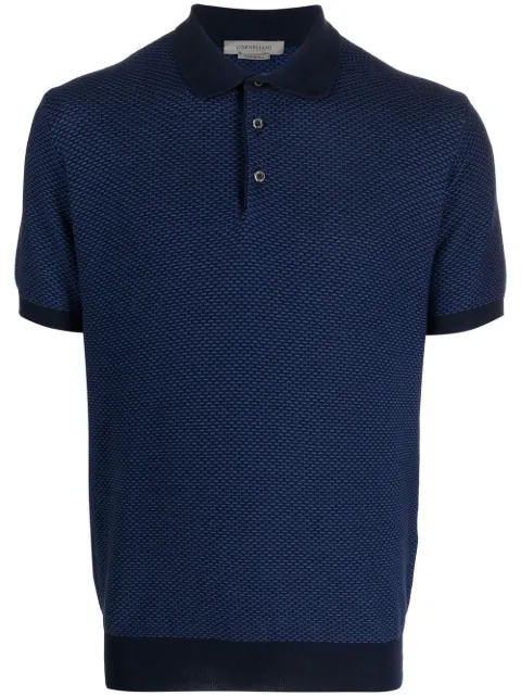 short-sleeve cotton polo shirt