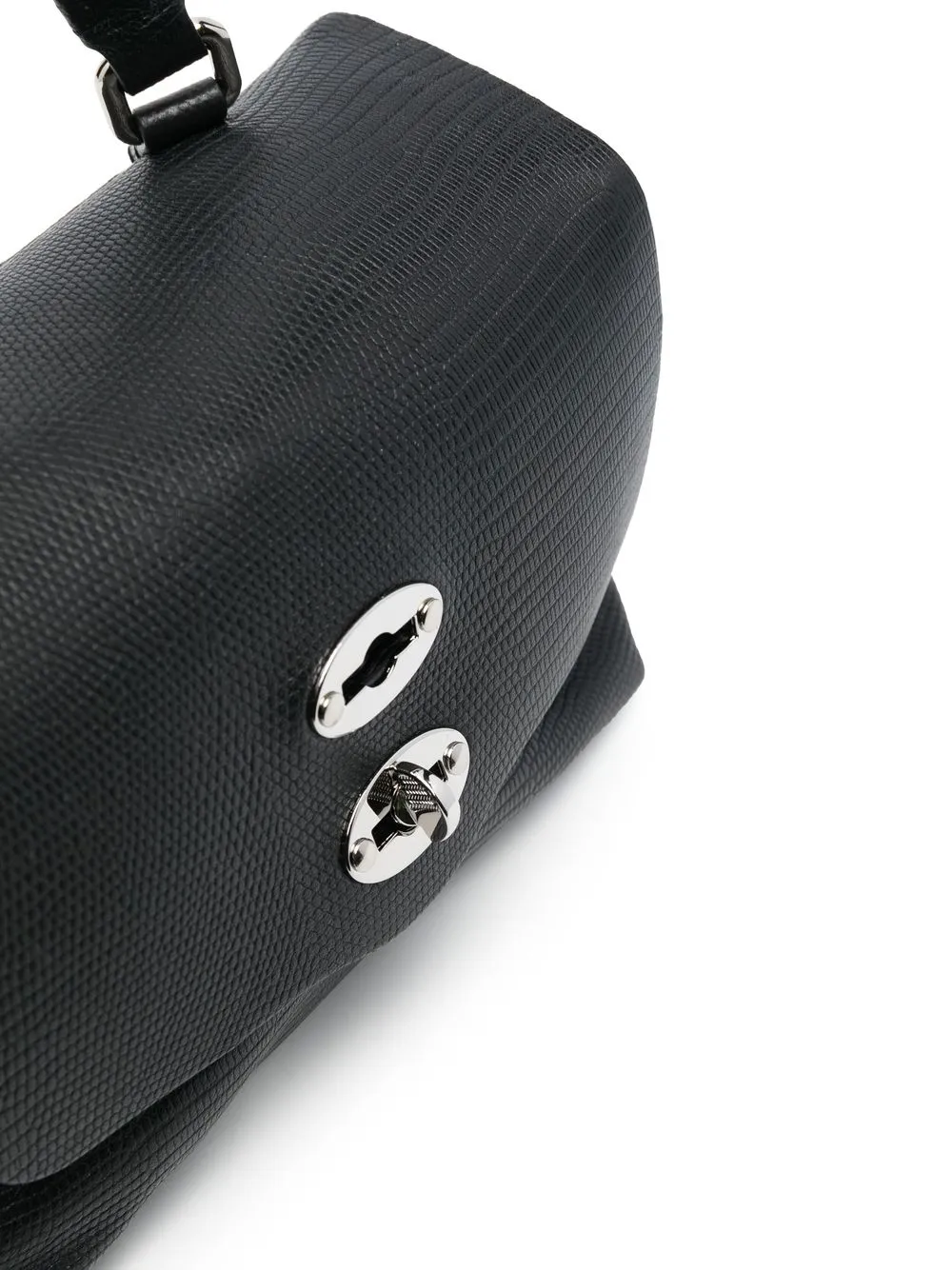 Zanellato Postina Leather Tote Bag In Schwarz