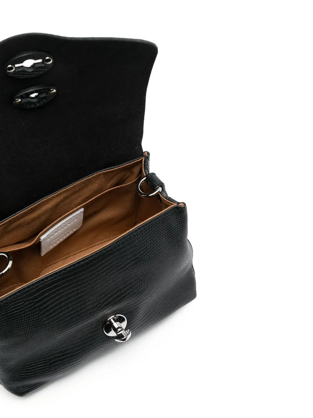 Zanellato Postina Leather Tote Bag In Schwarz