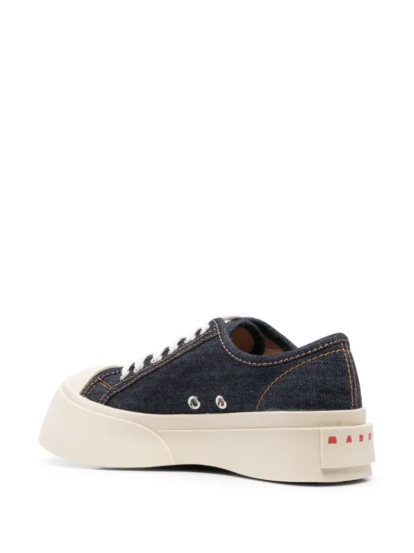 Marni Pablo Denim lace-up Sneakers | Blue | FARFETCH