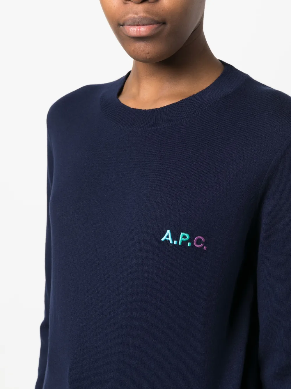 A.P.C. embroideredlogo Jumper Farfetch