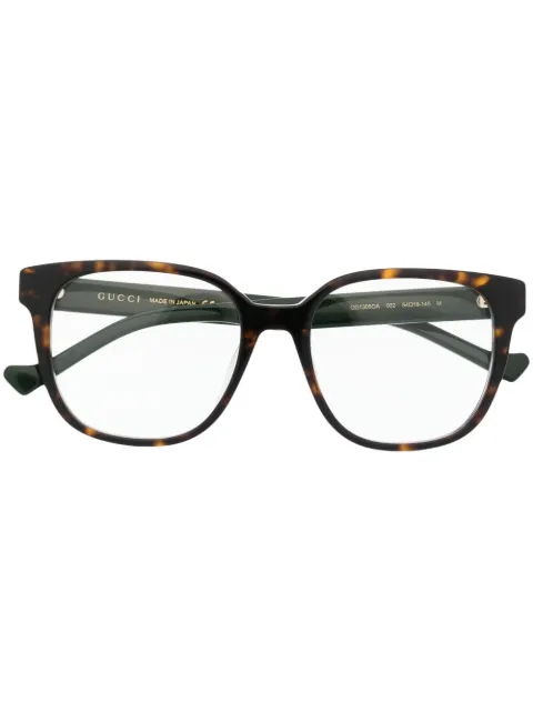 Gucci Eyewear tortoiseshell square-frame glasses