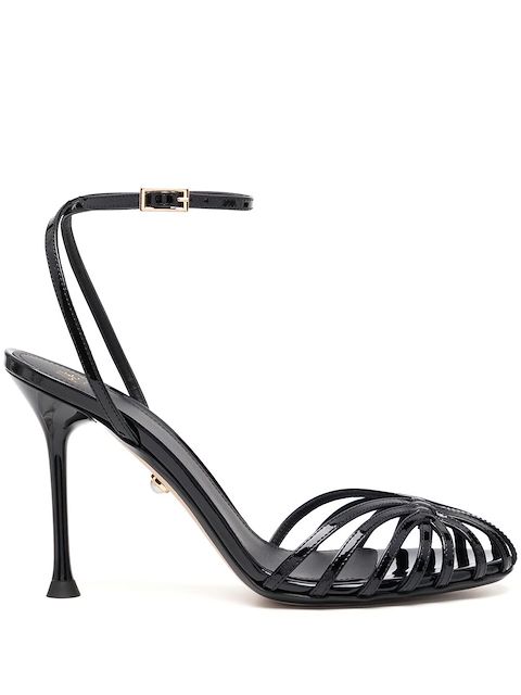 Alevì caged high-heeled stilettos sandals