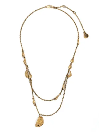 LEMAIRE Estampe chain-link Necklace | Gold | FARFETCH