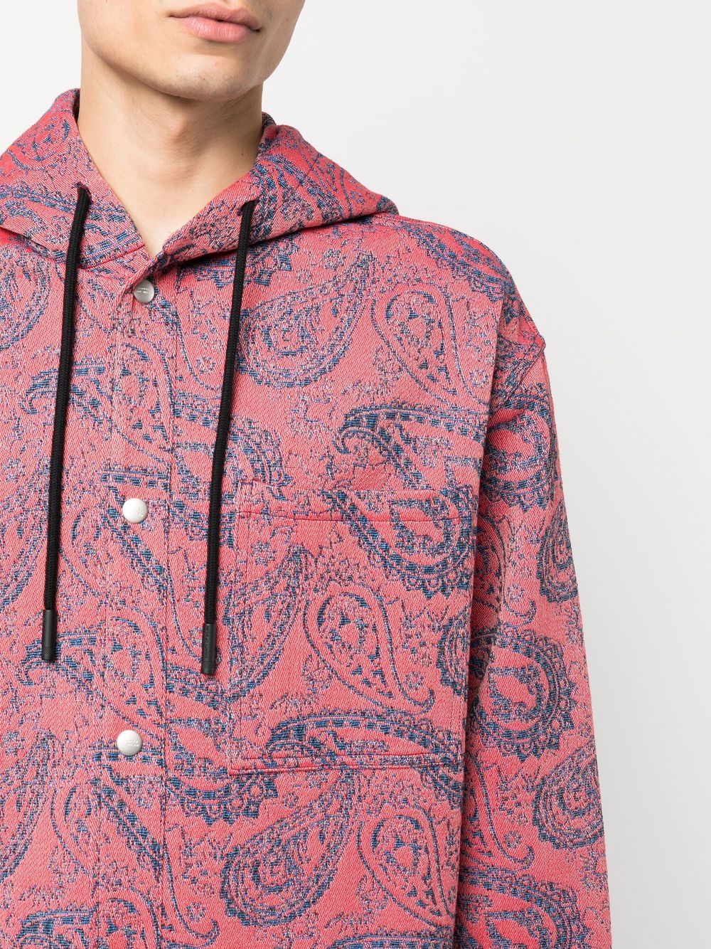 Marcelo Burlon County Of Milan paisley-print Hooded Shirt Jacket - Farfetch