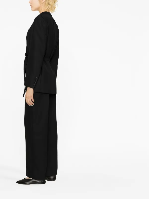 【関税込み】TOTEME ブラック ダブルジャケット TOTEME ダブルジャケット | ブラック | FARFETCH JP