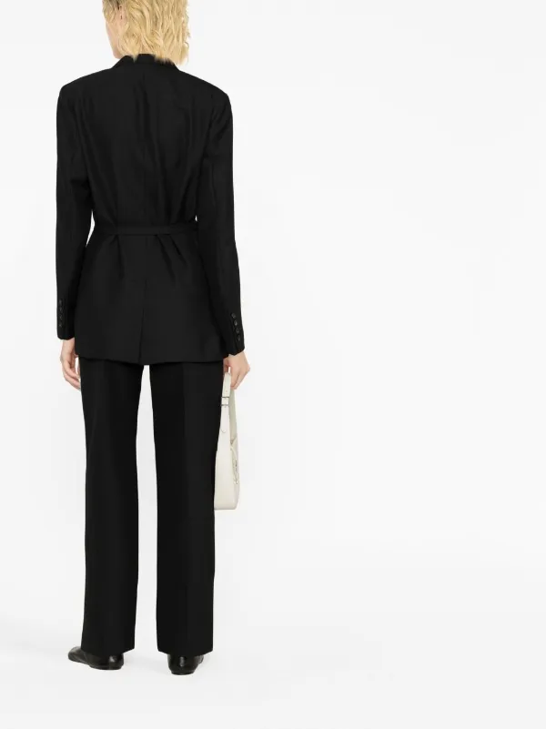 【関税込み】TOTEME ブラック ダブルジャケット TOTEME ダブルジャケット | ブラック | FARFETCH JP
