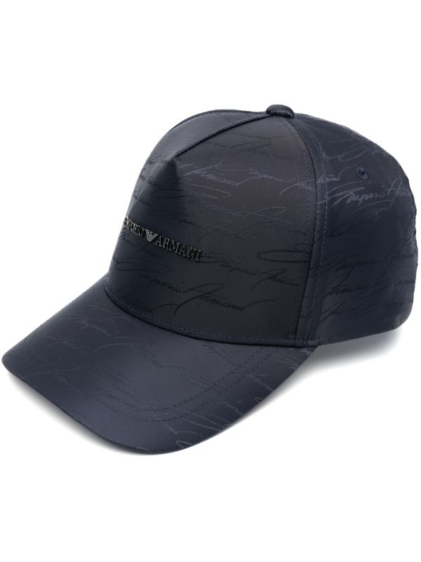 Emporio Armani all-over Logo Baseball Cap - Farfetch