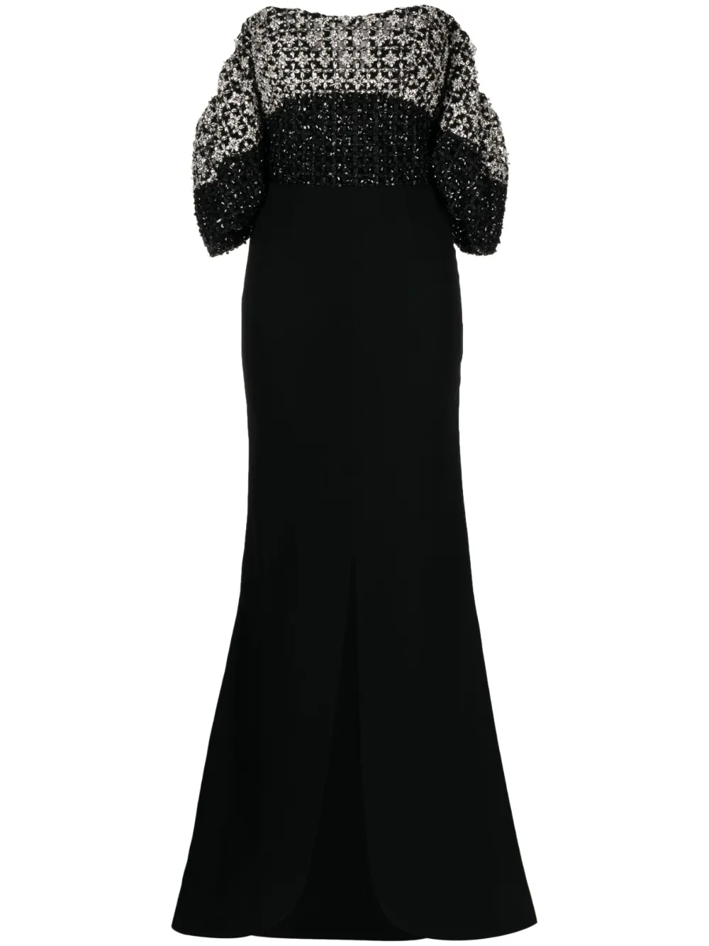 Saiid Kobeisy Off-shoulder Beaded Dress In Black