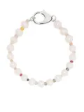 Hatton Labs rainbow bead-embellished pearl bracelet - White