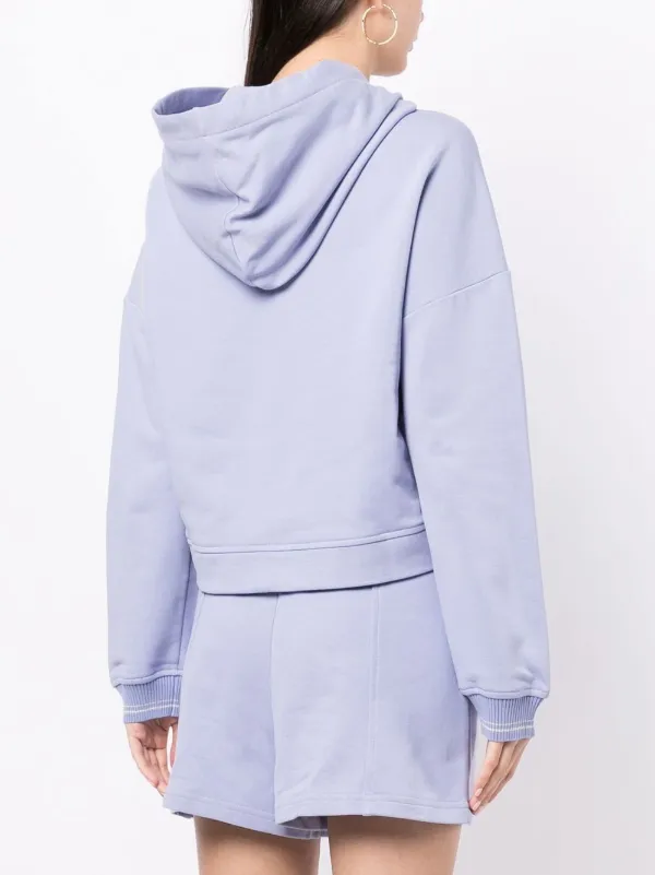 Lorena Antoniazzi エンブロイダリー パーカー | ブルー | FARFETCH JP