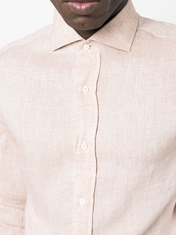 Brunello Cucinelli long-sleeve Linen Shirt - Farfetch