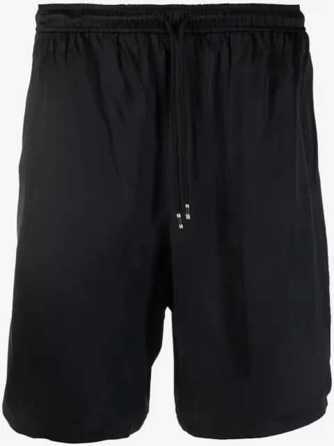 Laneus elasticated-waistband cotton shorts