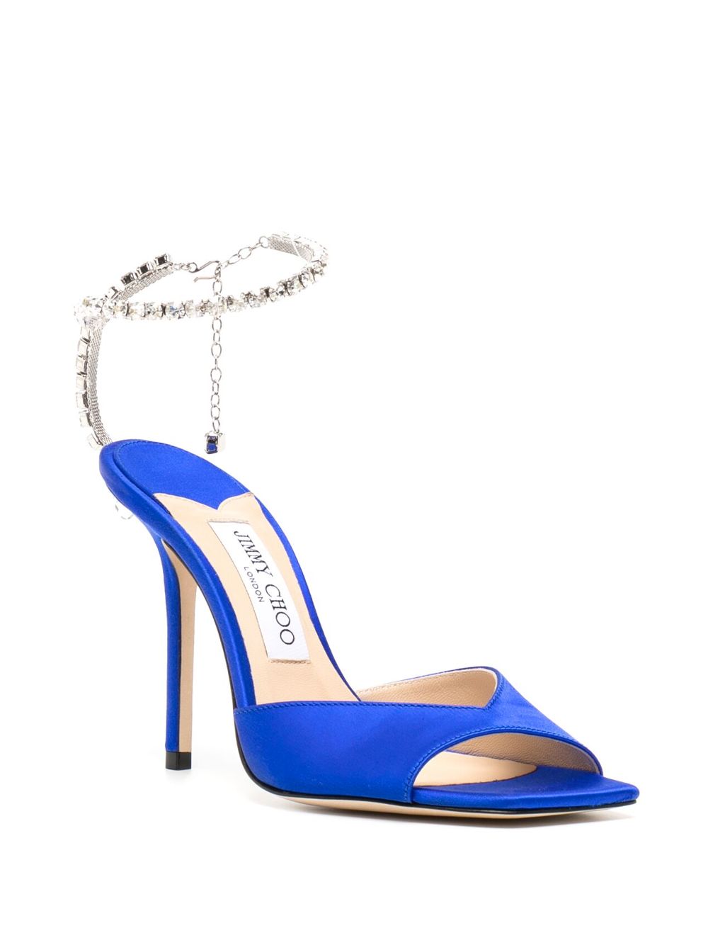 Jimmy Choo Saeda crystal-embellished Sandals - Farfetch