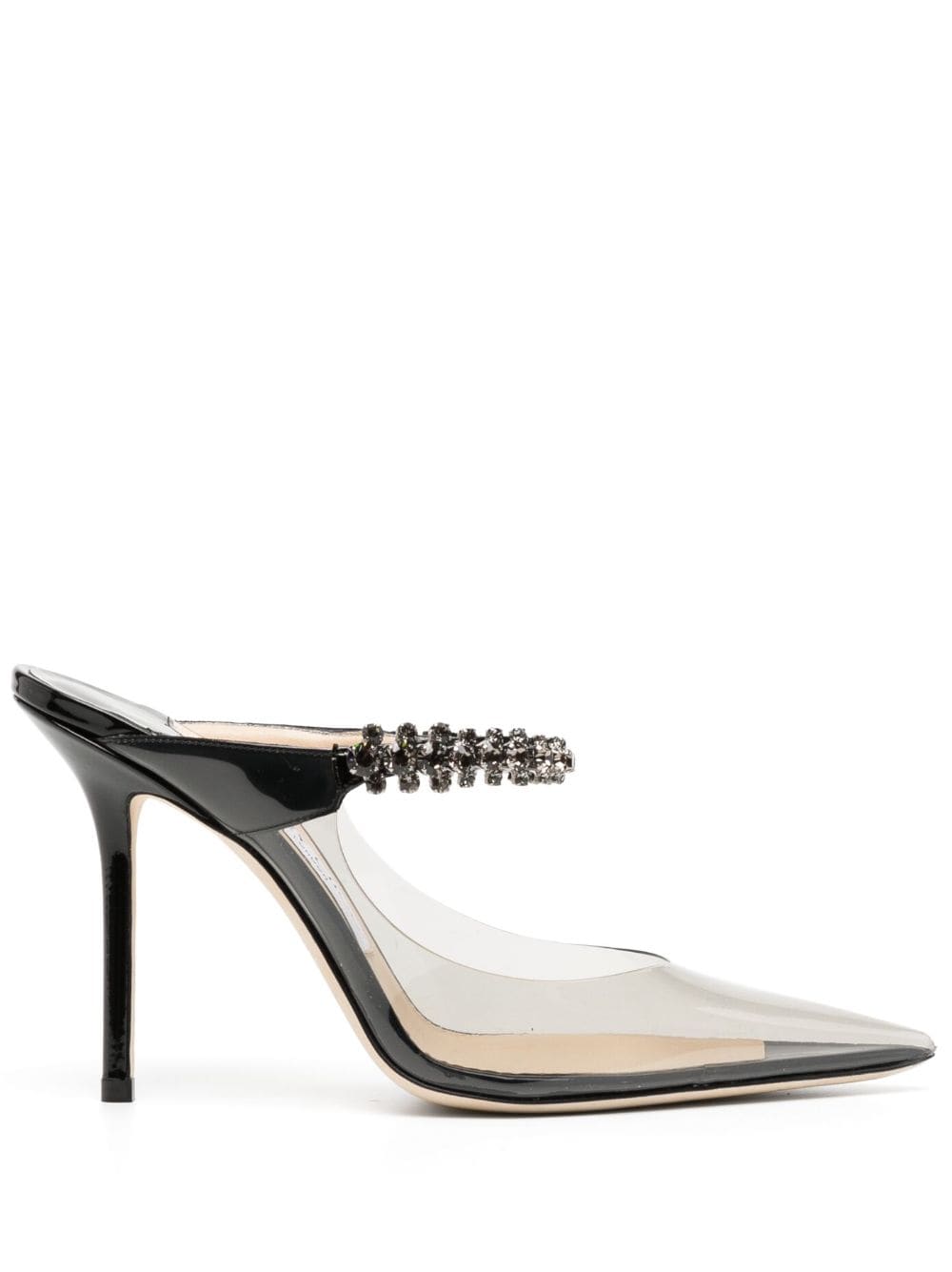 Jimmy Choo Bing 100mm Mules In Black