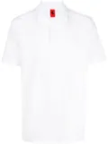 Ferrari button-down collar polo shirt - White