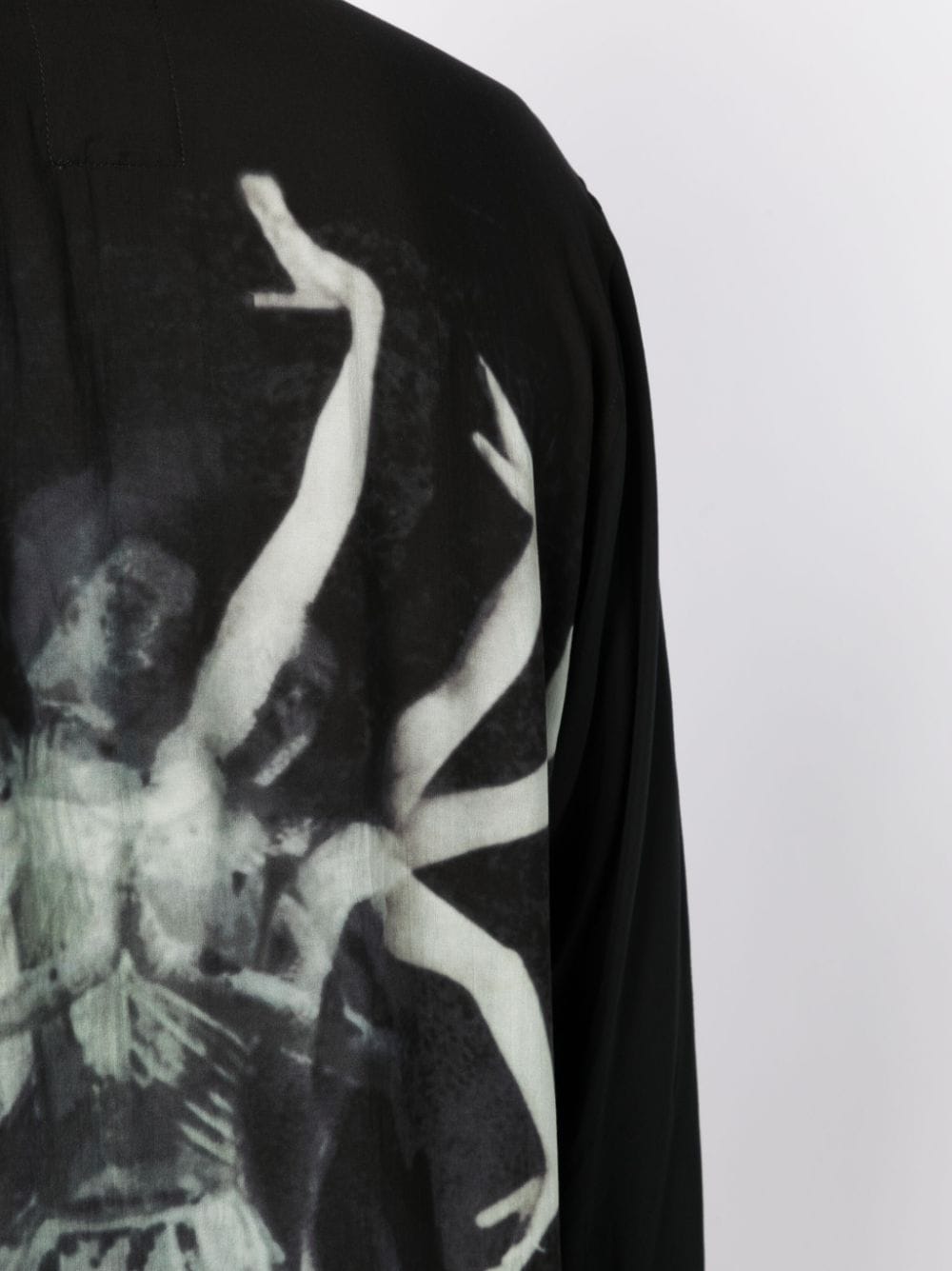 Asura-pattern long-sleeve shirt