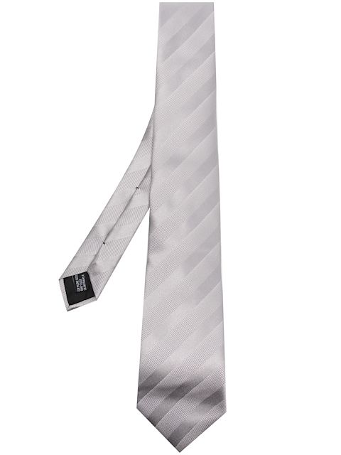 Lanvin striped silk tie