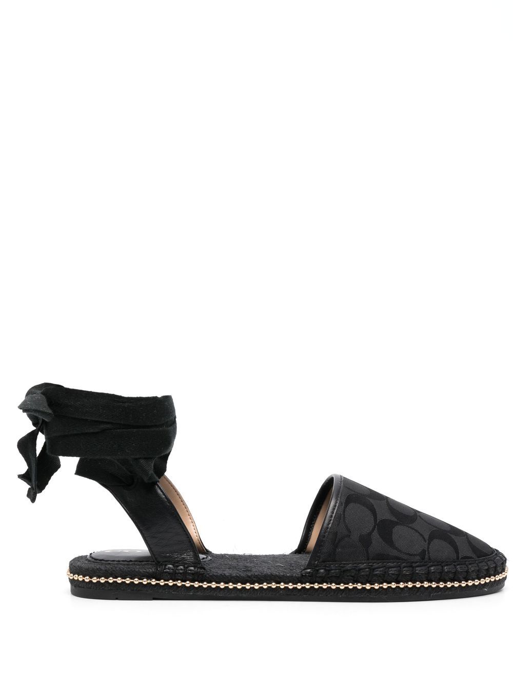 Coach hot sale espadrilles black