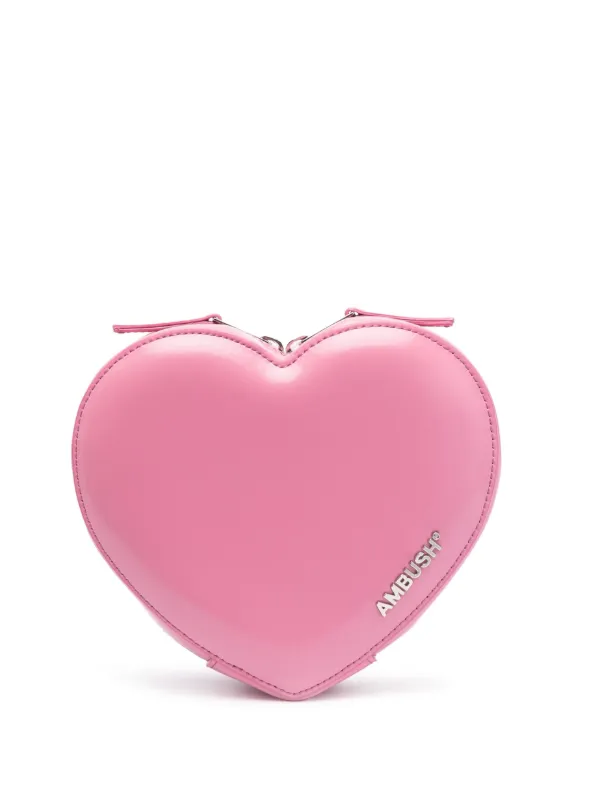 AMBUSH logo plaque Heart Backpack Farfetch