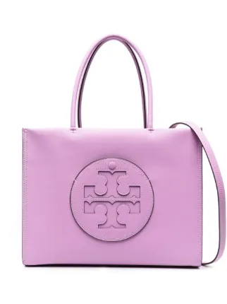 Tory Burch Small Ella Bio Tote Bag Purple FARFETCH IE