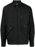 Spoonyard classic-collar lightweight shirt jacket - Black