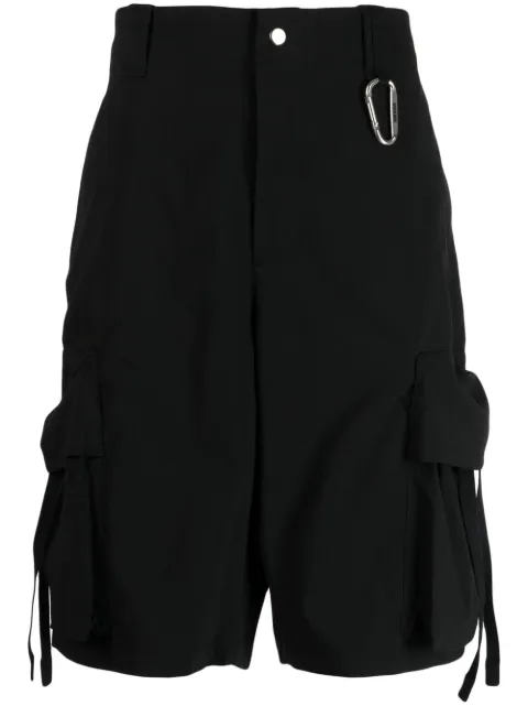 Spoonyard front-fastening cargo shorts