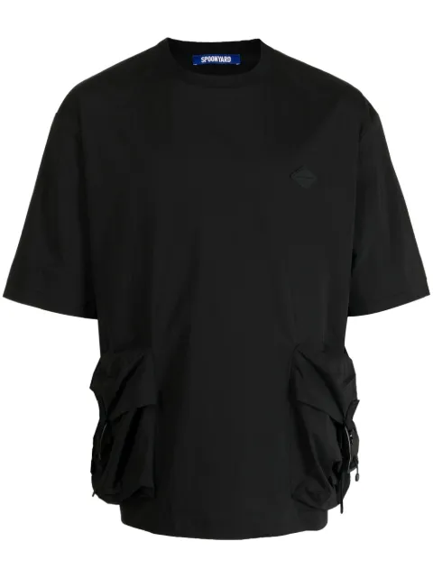 Spoonyard cargo-pocketed short-sleeve T-shirt