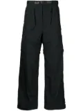 Spoonyard straight-leg detachable trousers - Black