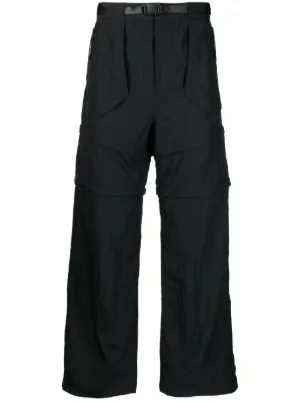 44 LABEL GROUP ロゴパッチ カーゴパンツ | ブラック | FARFETCH JP