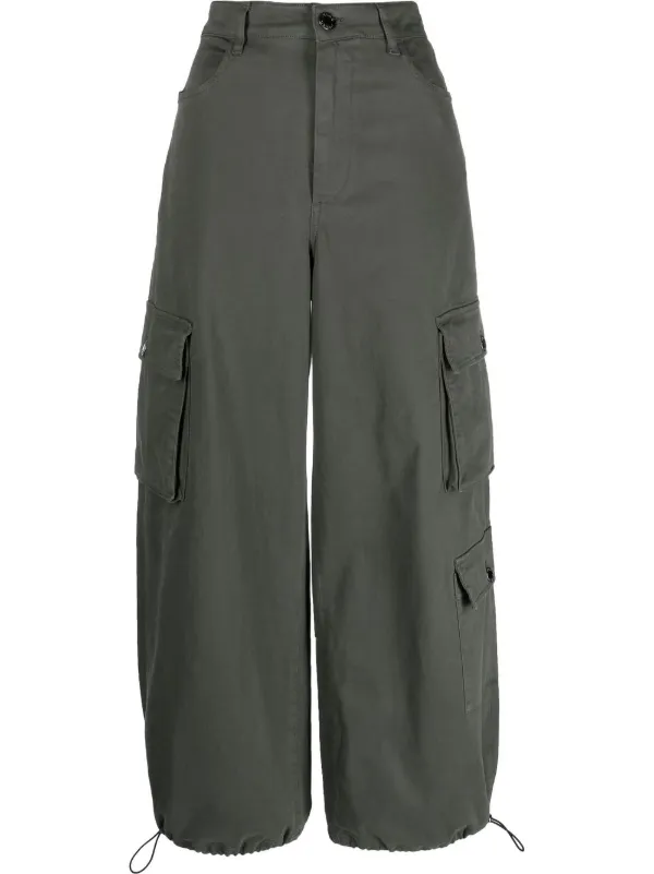 PINKO high waisted Cargo Trousers Farfetch
