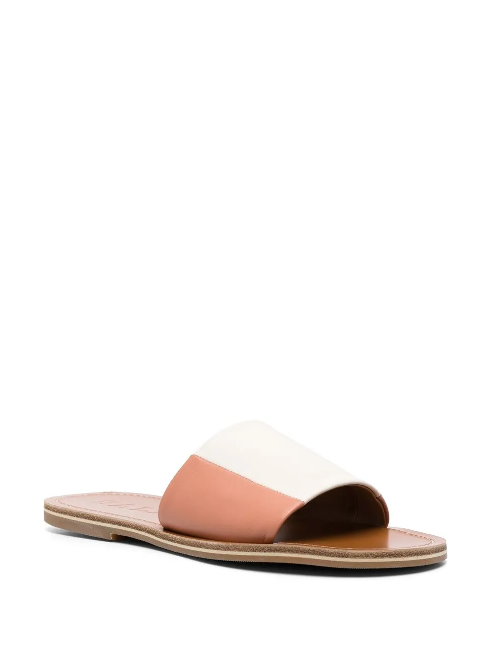 Bally Leren sandalen - Oranje