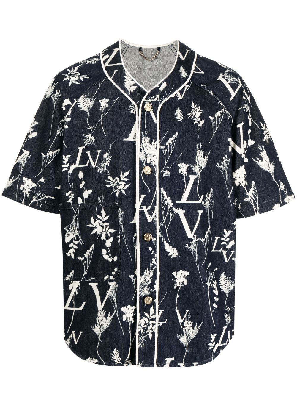 Louis Vuitton 2010 pre-owned Monogram leaf-print Shirt - Farfetch